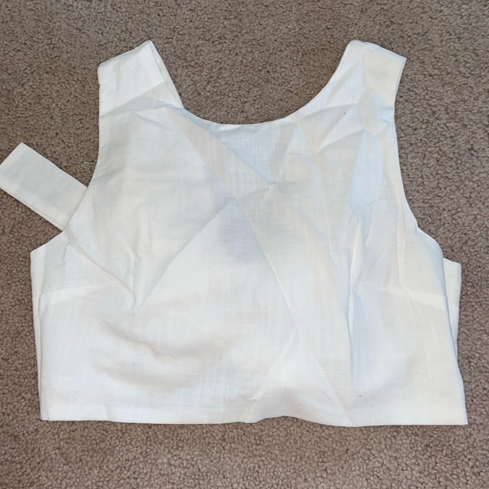 Tie back crop top